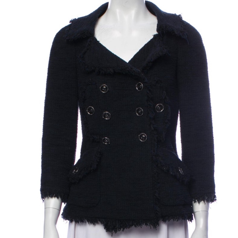 Authentic Chanel 2013 Jacket, Double-Breasted, Tw… - image 2